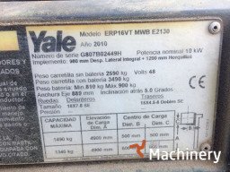 YALE ERP16VT MWB E2130 Three-wheel forklifts #1160