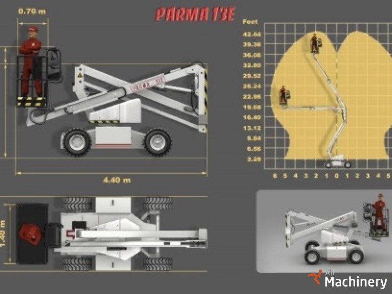 MATILSA Parma 13E Articulated boom lifts #118