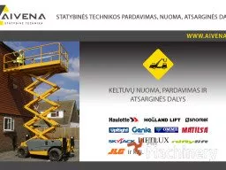 HAULOTTE H12/15/18 Working platform electric parts (2010 year) #1321