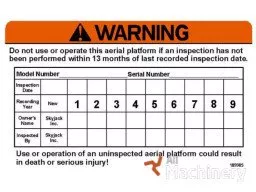 SKYJACK Skyjack 109985 Other parts for working platforms (2020 year) #2772