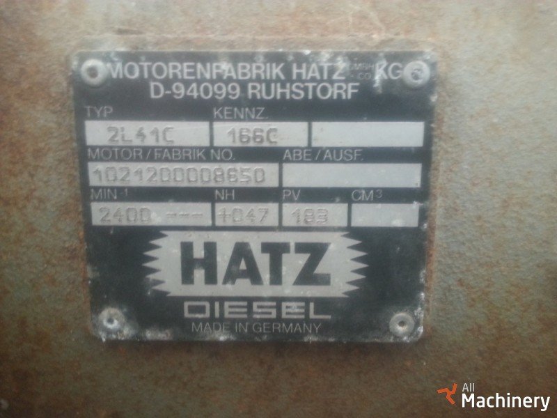 HATZ 2L41C Used diesel engines #286