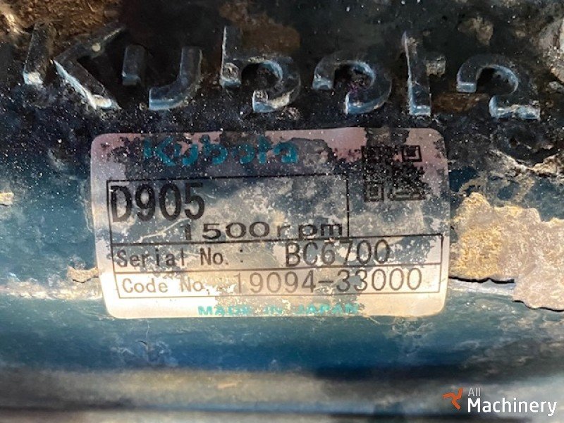 KUBOTA D905 Used diesel engines #4561