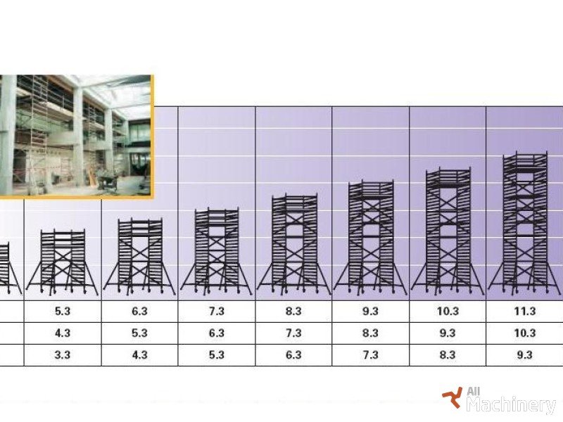 CUSTERS Bokštiniai pastoliai Mobile scaffolds #5171
