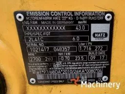 HATZ 2L41C Used diesel engines (2017 year) #5512