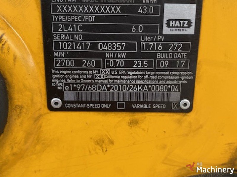 HATZ 2L41C Used diesel engines #5541