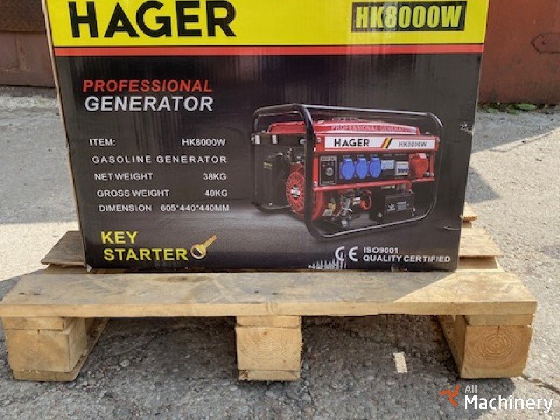 OTHER Hager HK8000W Generators <10 kw #5573