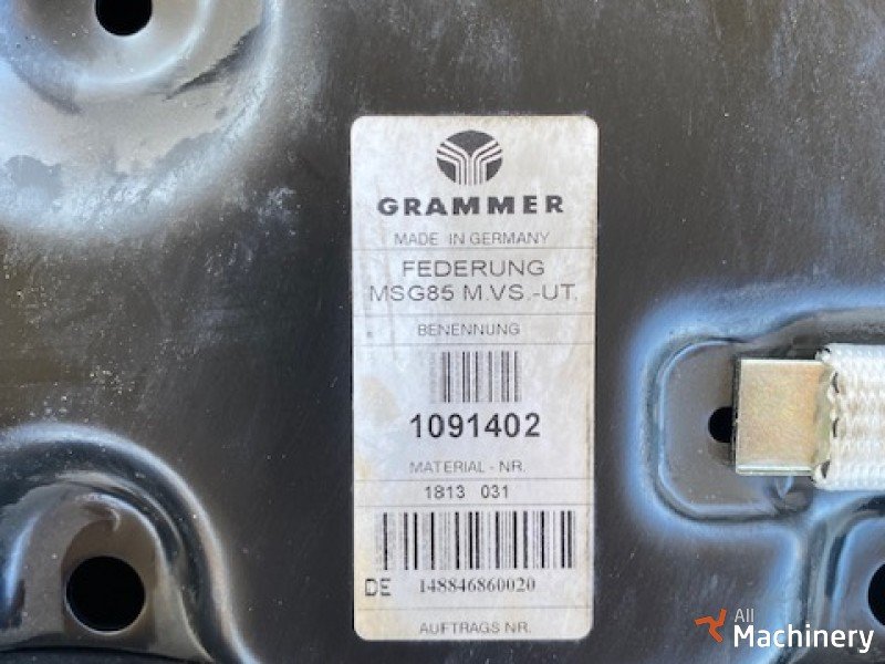 OTHER Grammer MSG85 Seat Suspension Tractor cabin and body parts #5607