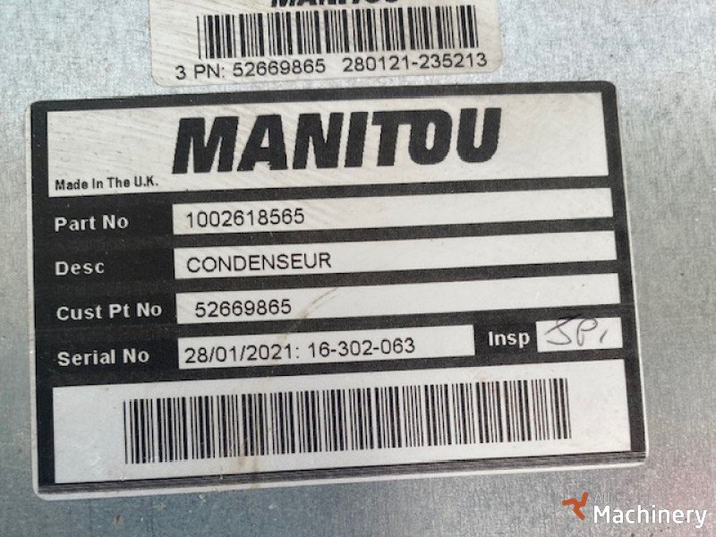 MANITOU 52669865 Loader cooling system #6620