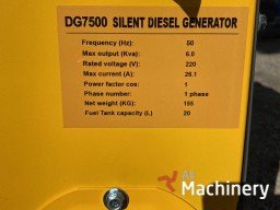 OTHER King Toyo DG7500 Generators <10 kw #6938