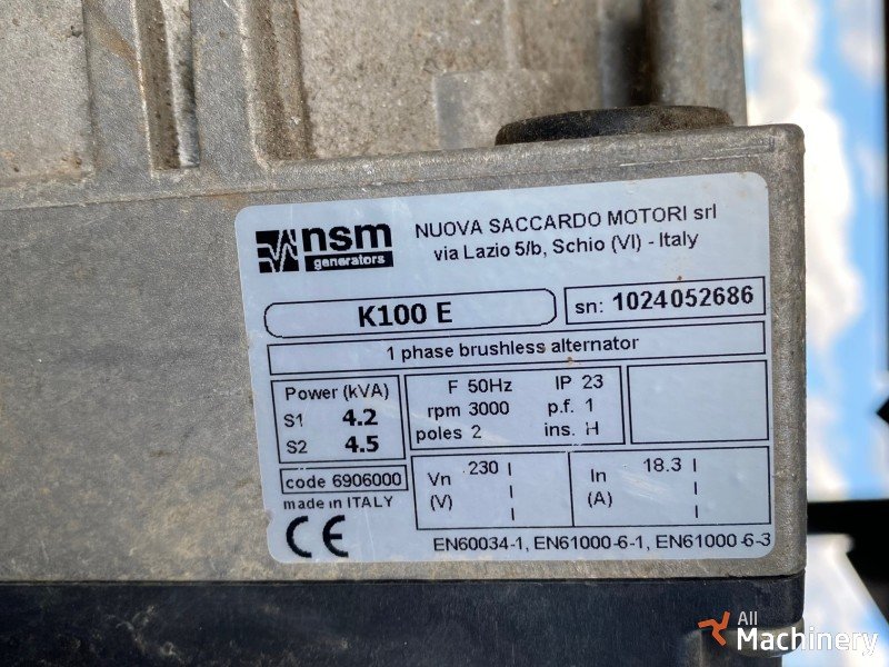 WACKER NEUSON GV5000A Generators <10 kw #6948