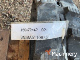 YANMAR Rubber tracks 150X72X42 Excavator undercarriage spare parts #7125