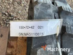 YANMAR Rubber tracks 150X72X42 Excavator undercarriage spare parts (2022 year) #7125