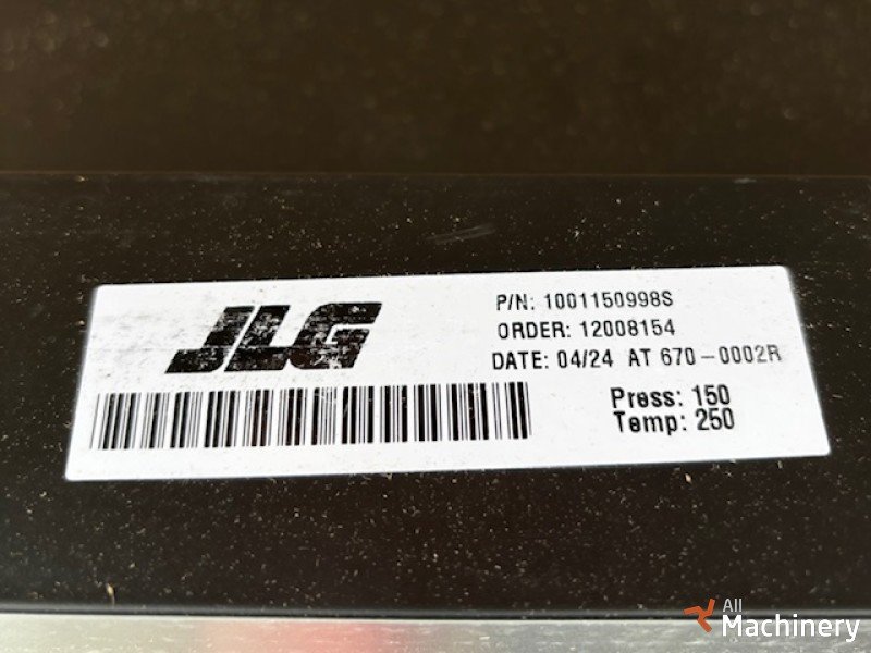 JLG 1001150998S Working platform cooling system parts #7489