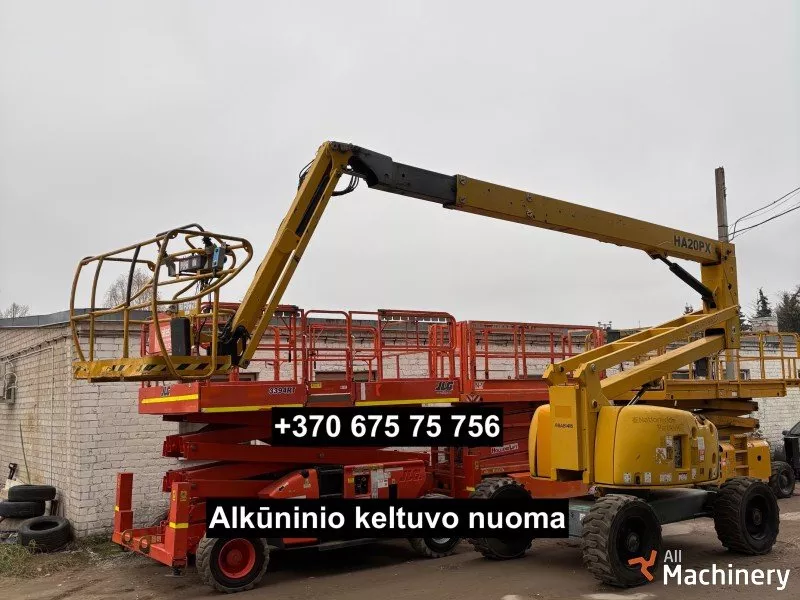 HAULOTTE keltuvų Articulated boom lifts for rent (2011 year) #7525