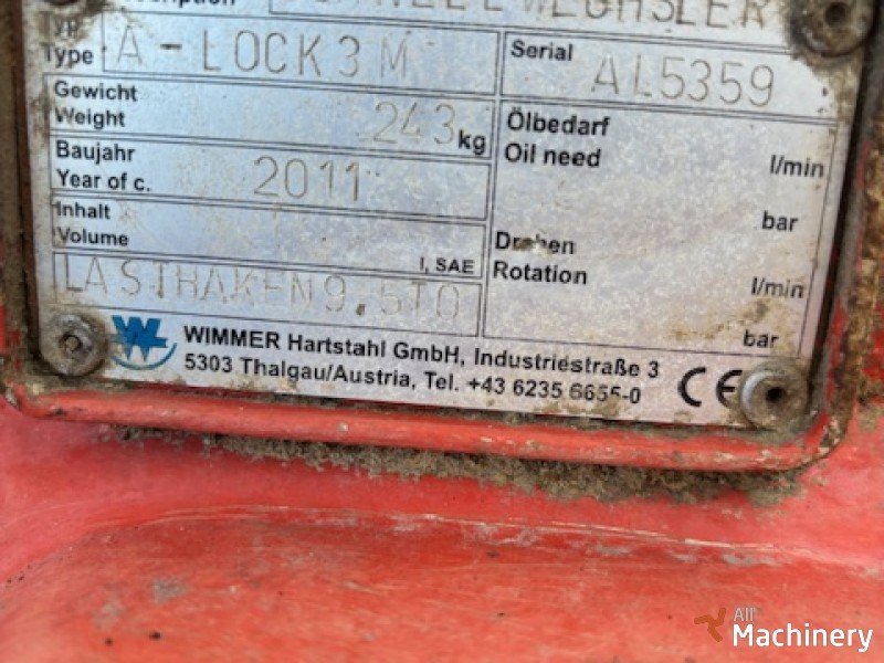 Wimmer A-LOCK 3 M Other spare parts #7704