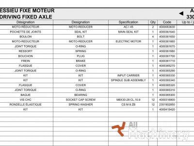 HAULOTTE Star 10 motor Working platform electric parts (2017 year) #8377