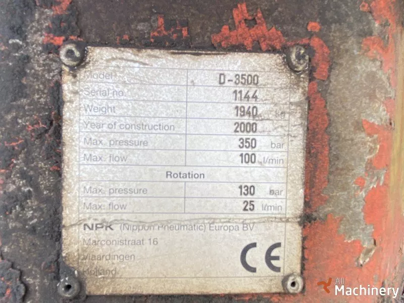 OTHER D-3500 Attachments for excavator (2000 year) #8469