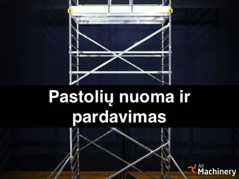 CUSTERS Mobilių bok&scaron;tinių pastolių nuoma Mobile scaffolds for rent (2026 year) #8560