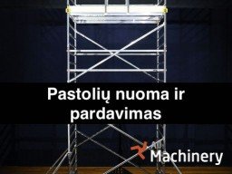 CUSTERS Mobilių bok&scaron;tinių pastolių nuoma Mobile scaffolds for rent (2026 year) #8560