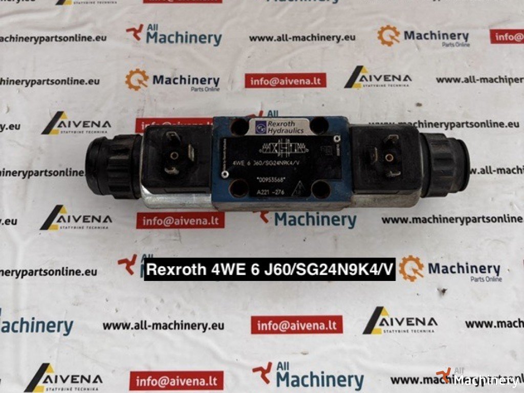 OTHER Rexroth 4WE 6 J60/SG24N9K4/V keltuvų hidraulinės sistemos dalys #8860