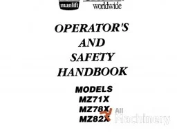 GROVE MZ78X Operator's manual Other parts for working platforms (1992 year) #8955