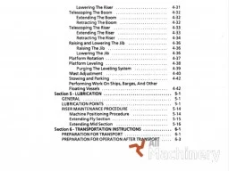 GROVE AMZ131XT Operator's manual Other parts for working platforms (1996 year) #8983