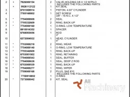 GROVE AMZ131XT Parts manual Other parts for working platforms (1996 year) #8984
