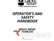 GROVE MZ82C Operator's manual Other parts for working platforms (1996 year) #9045