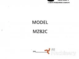 GROVE MZ82C Service manual Other parts for working platforms (1994 year) #9047