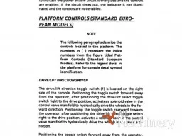 GROVE SM2632E Operator's manual Other parts for working platforms (1994 year) #9069