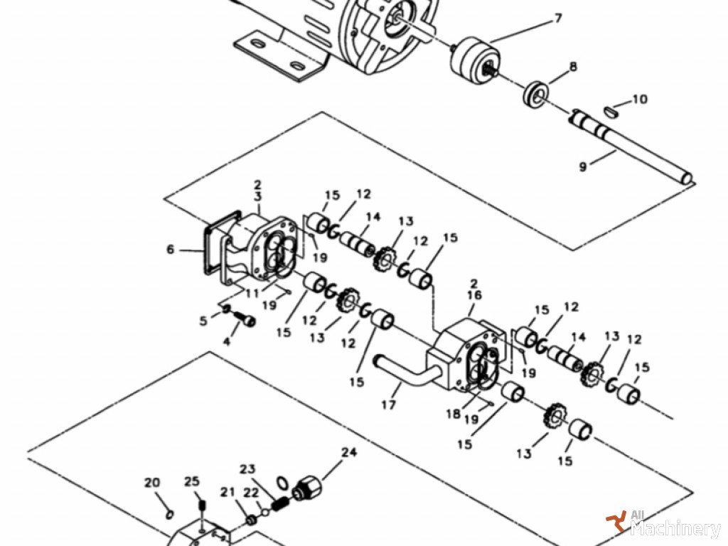 GROVE SM2632E Parts manual kitos keltuvų dalys #9072