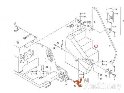 TEREX 6084327 Cabin and body spare parts (2014 year) #9092