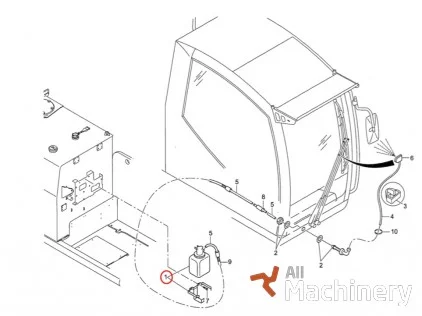 TEREX 3602515 Cabin and body spare parts (2014 year) #9093
