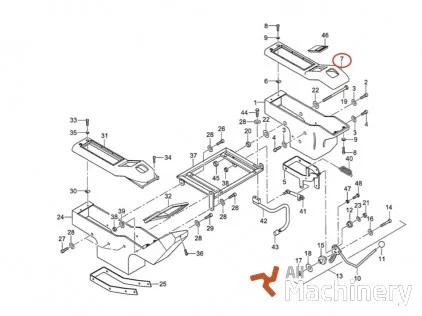 TEREX 6026595 Cabin and body spare parts (2014 year) #9094