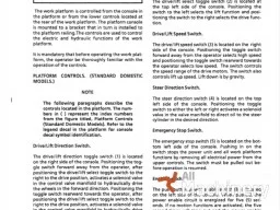GROVE SM2232E Service manual Other parts for working platforms (1994 year) #9098