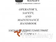GROVE SM2646BE Operator's manual Other parts for working platforms (1999 year) #9102