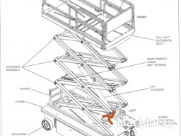 GROVE SM2646BE Operator's manual Other parts for working platforms (1999 year) #9102
