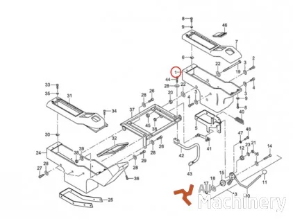TEREX 6025629 Cabin and body spare parts (2014 year) #9103