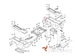 TEREX 6025629 Cabin and body spare parts (2014 year) #9103