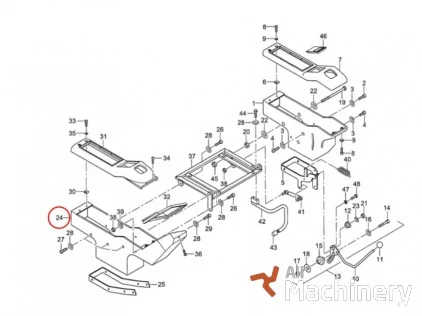 TEREX 6025634 Cabin and body spare parts (2014 year) #9104