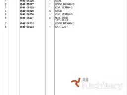 GROVE SM3248E Parts manual Other parts for working platforms (2019 year) #9176
