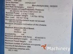 GENIE IWP 20 S Vertical mast lifts (2005 year) #9304