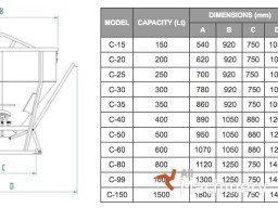 BOSCARO C Model Other concrete equipment #955