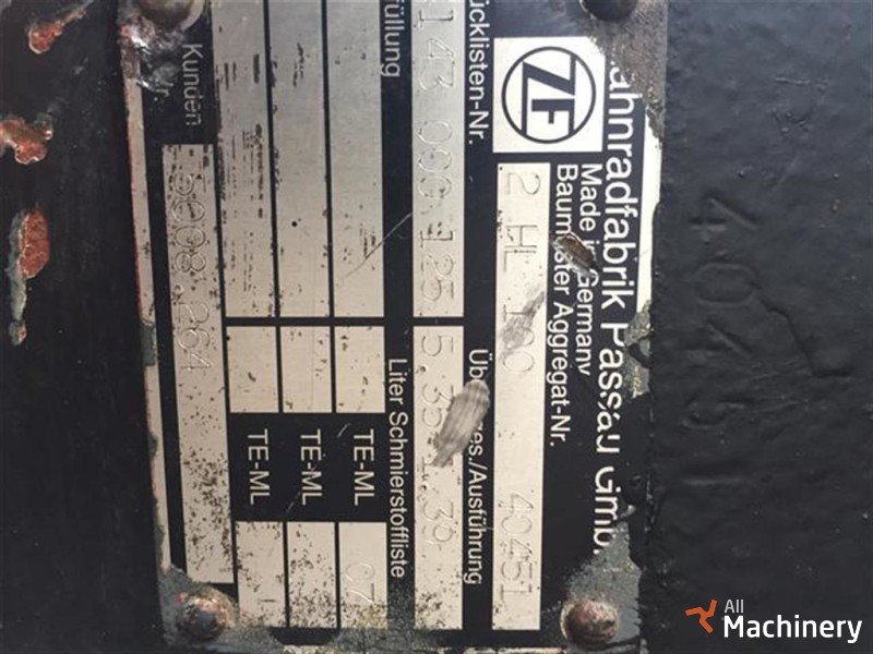LIEBHERR A-316, A-904, A900 gearbox 2HL100 Transmission spare parts #967